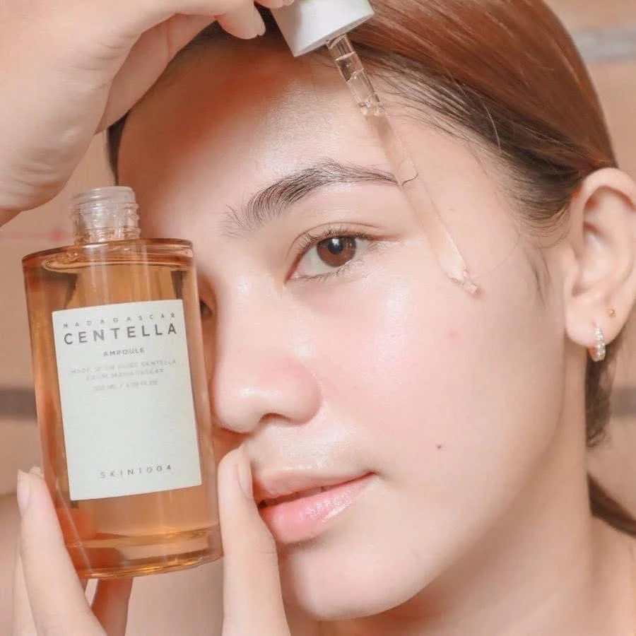 SKIN1004 Madagascar Centella Ampoule 100ml skincare application