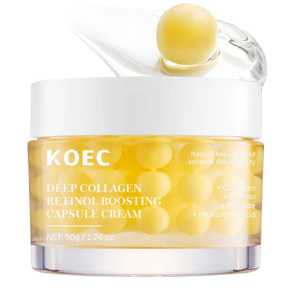 KOEC Collagen Retinol Capsule Cream included in the skincare set