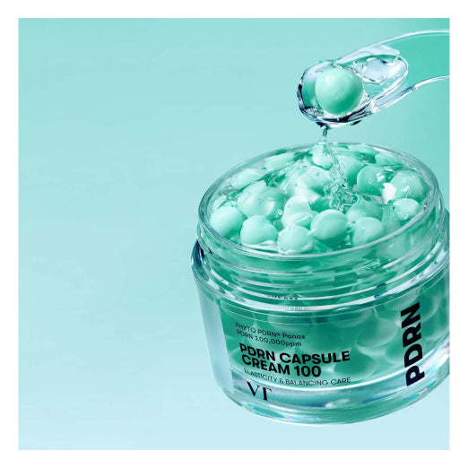 VT Cosmetics PDRN Capsule Cream texture and capsules